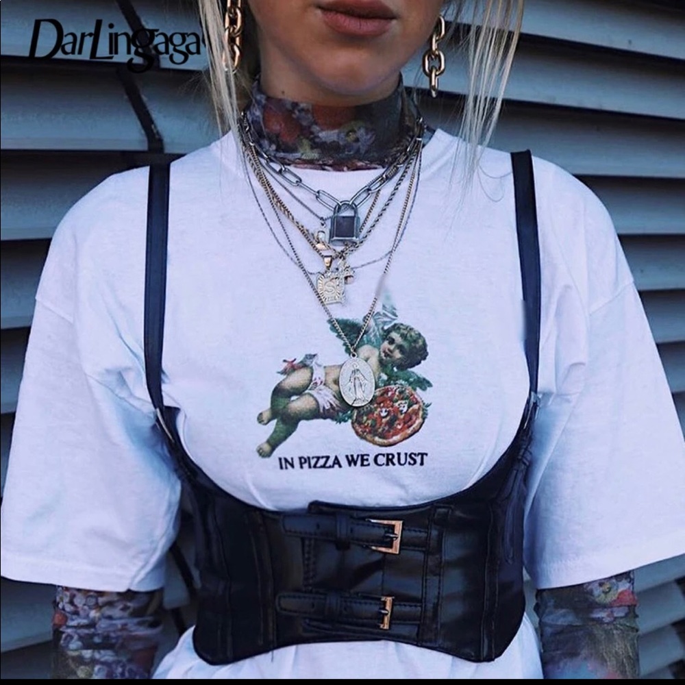 Strap leather top